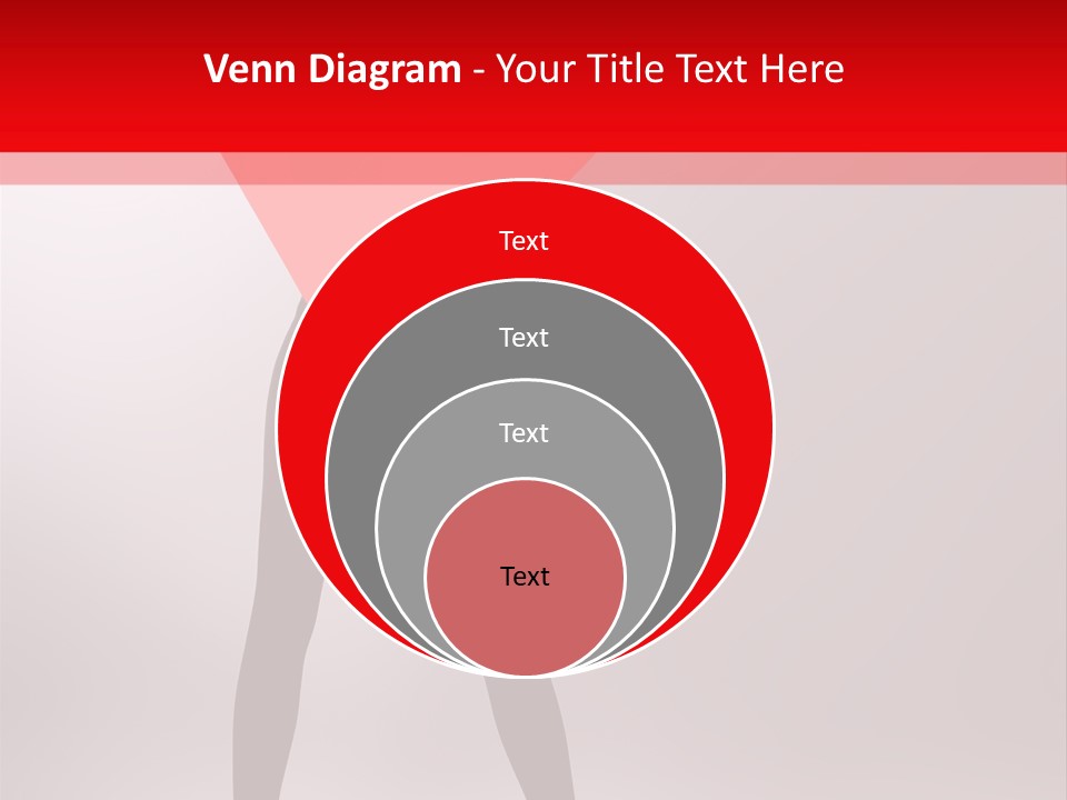 Hair Stylized Triangle PowerPoint Template