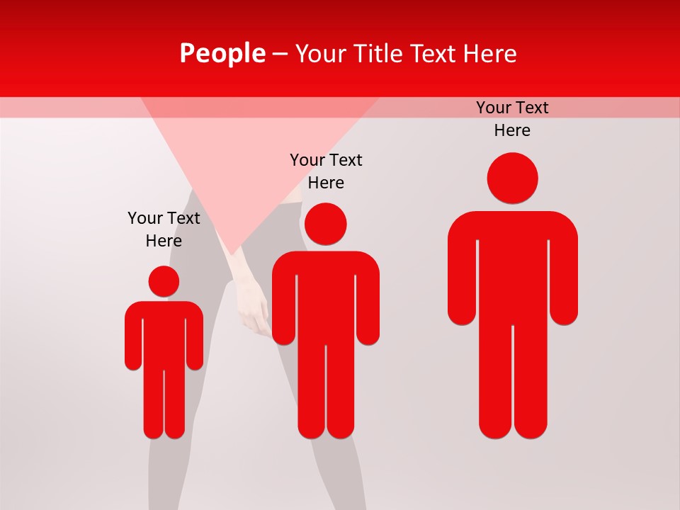 Hair Stylized Triangle PowerPoint Template