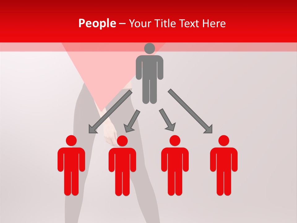 Hair Stylized Triangle PowerPoint Template