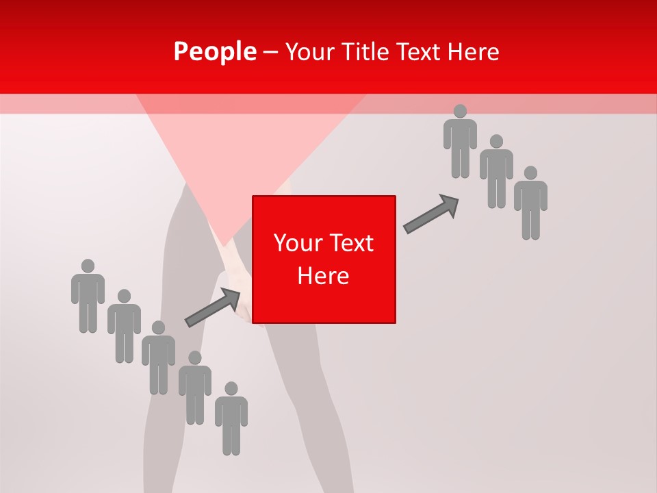 Hair Stylized Triangle PowerPoint Template