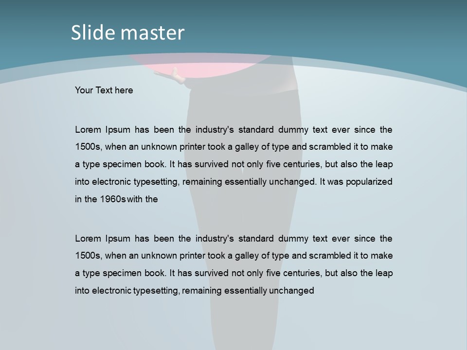 Lip Tick Hape Ring PowerPoint Template