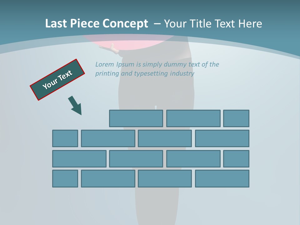 Lip Tick Hape Ring PowerPoint Template