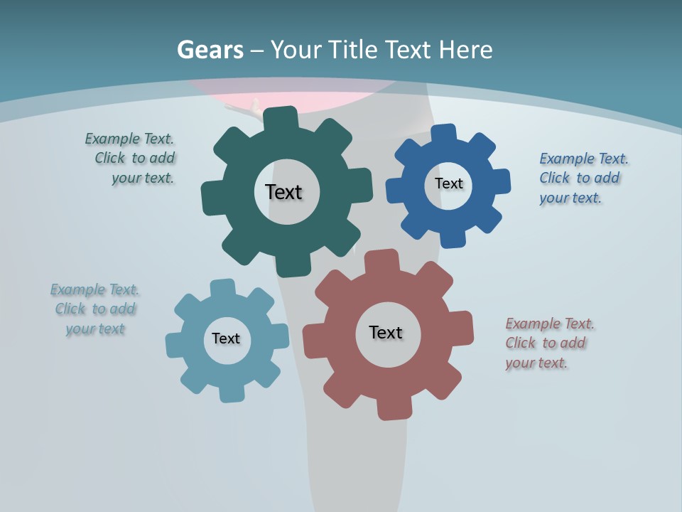 Lip Tick Hape Ring PowerPoint Template