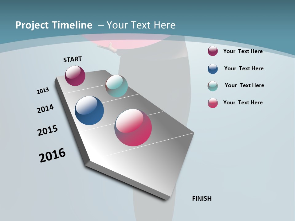 Lip Tick Hape Ring PowerPoint Template
