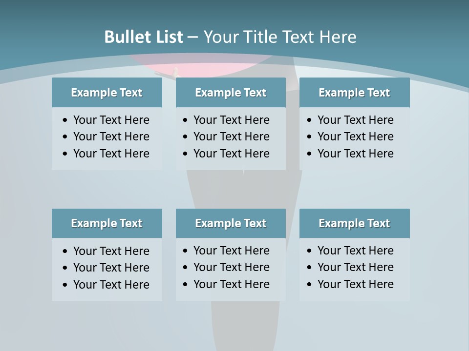 Lip Tick Hape Ring PowerPoint Template