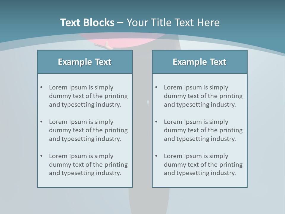 Lip Tick Hape Ring PowerPoint Template