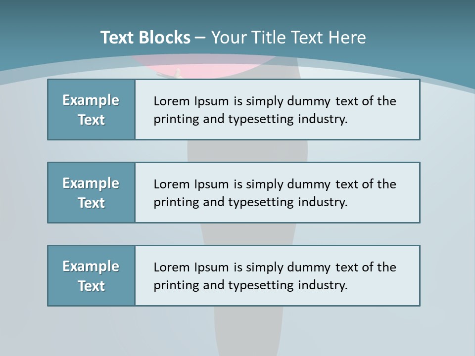 Lip Tick Hape Ring PowerPoint Template