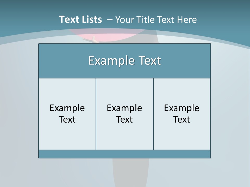 Lip Tick Hape Ring PowerPoint Template
