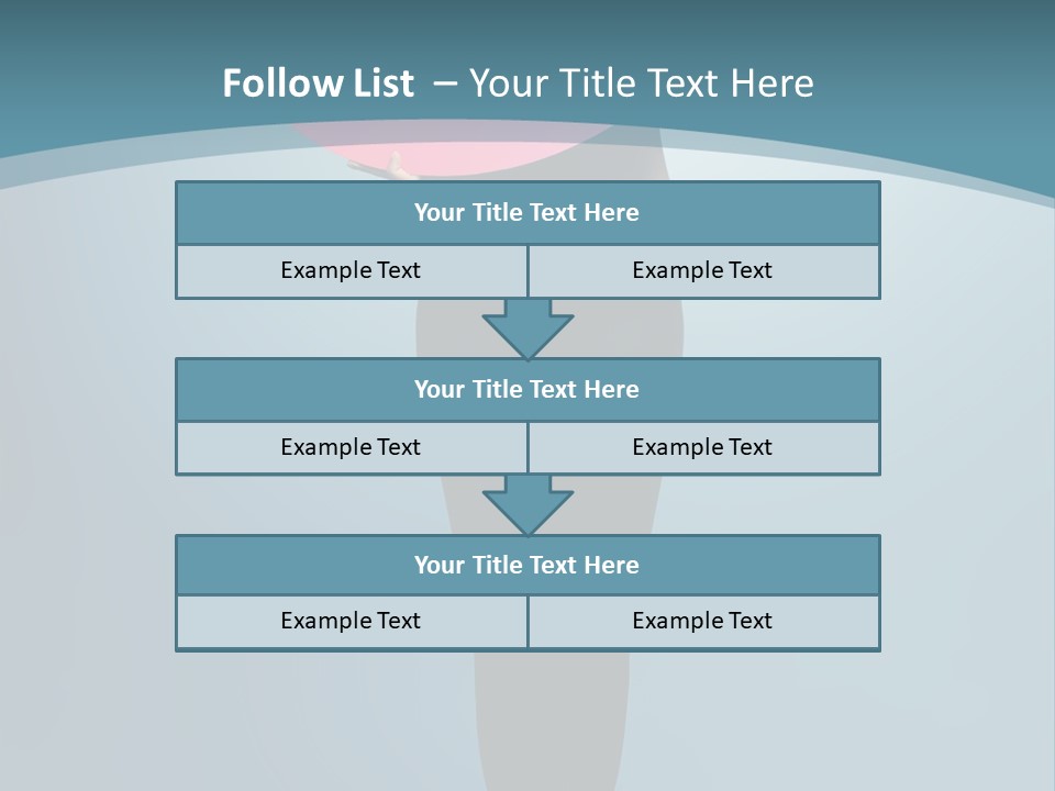 Lip Tick Hape Ring PowerPoint Template