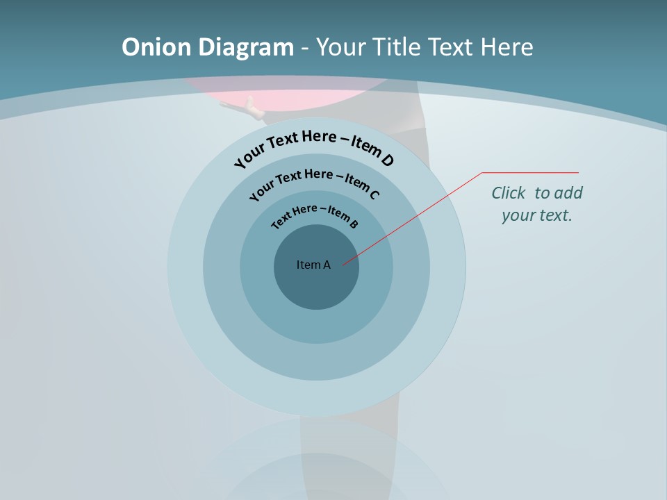 Lip Tick Hape Ring PowerPoint Template