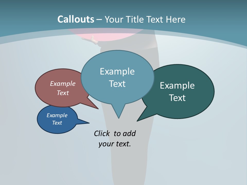 Lip Tick Hape Ring PowerPoint Template