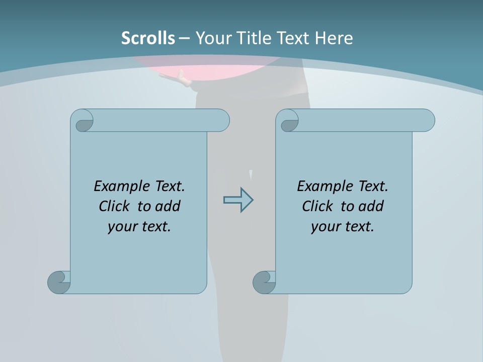 Lip Tick Hape Ring PowerPoint Template