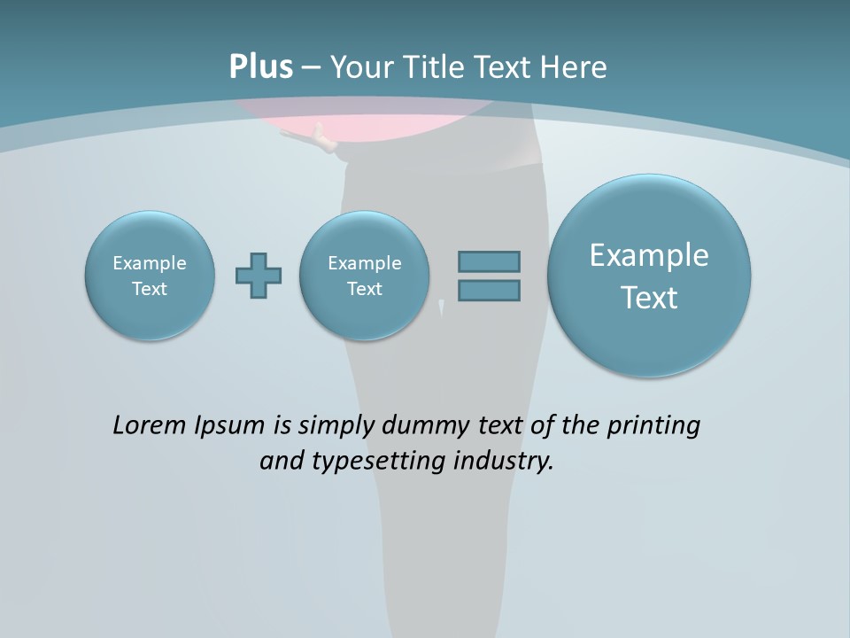 Lip Tick Hape Ring PowerPoint Template