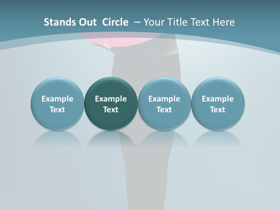 Lip Tick Hape Ring PowerPoint Template