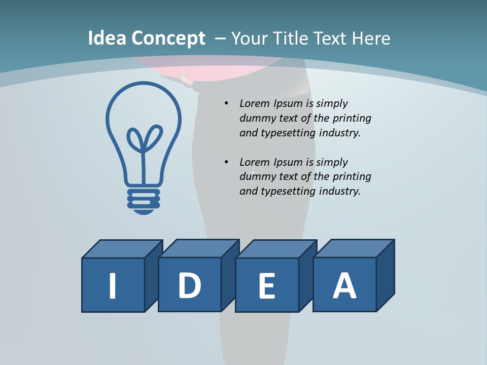 Lip Tick Hape Ring PowerPoint Template