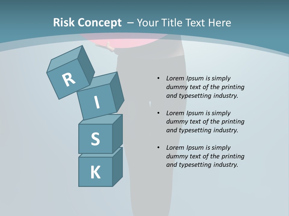 Lip Tick Hape Ring PowerPoint Template