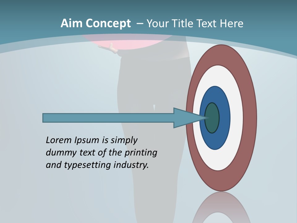 Lip Tick Hape Ring PowerPoint Template