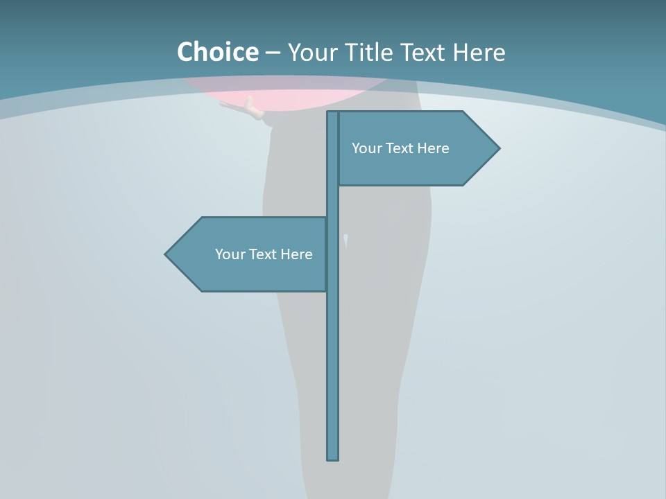 Lip Tick Hape Ring PowerPoint Template