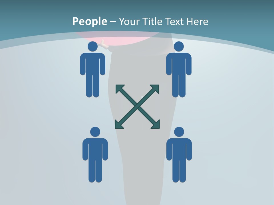 Lip Tick Hape Ring PowerPoint Template