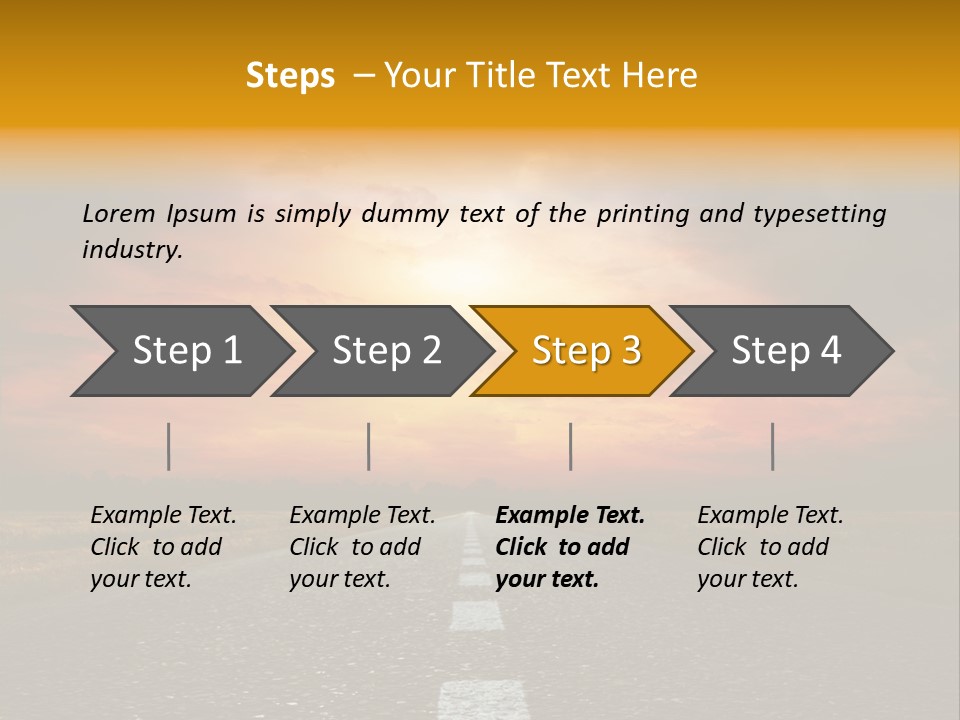 Hope Highway Speed PowerPoint Template