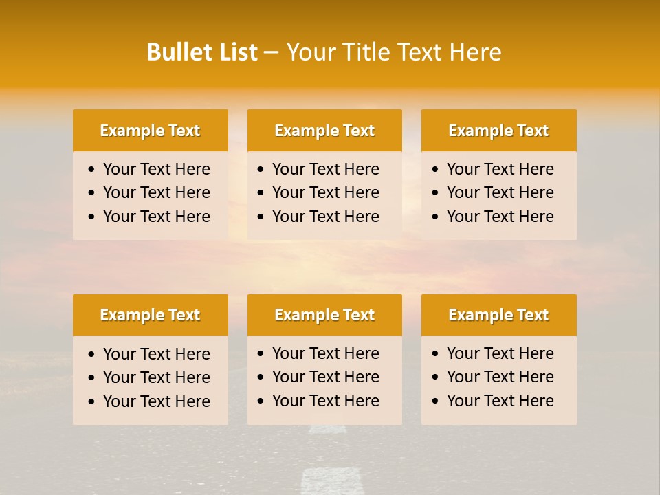 Hope Highway Speed PowerPoint Template
