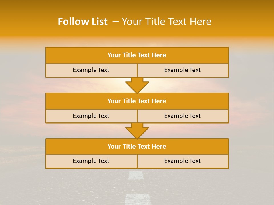 Hope Highway Speed PowerPoint Template