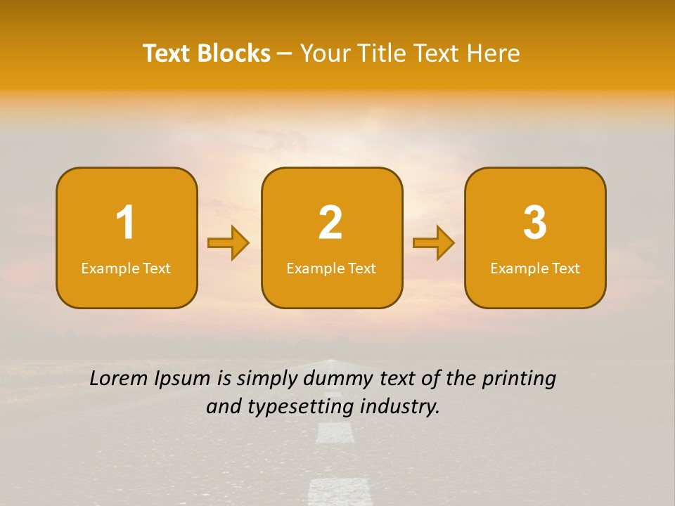 Hope Highway Speed PowerPoint Template