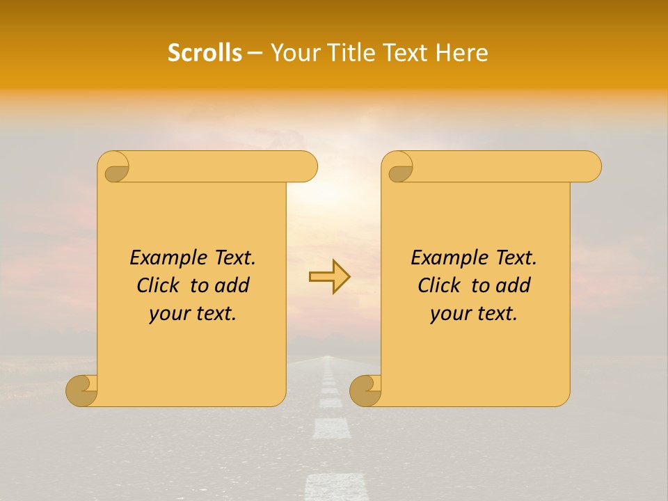 Hope Highway Speed PowerPoint Template