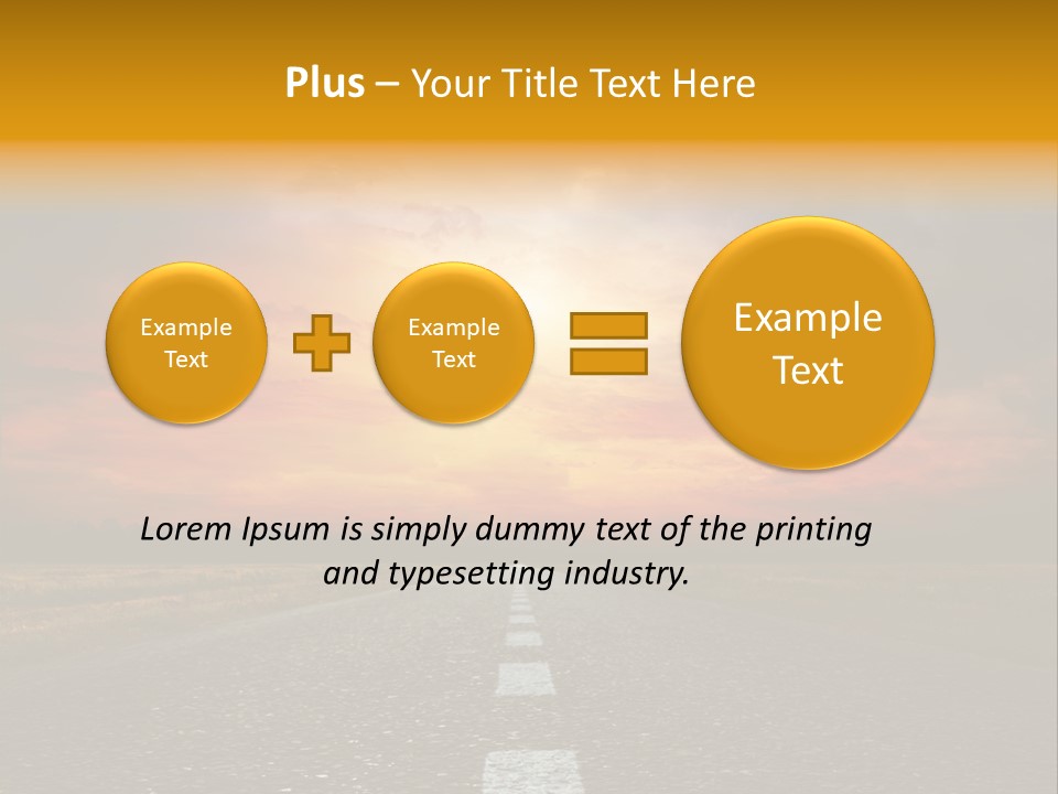 Hope Highway Speed PowerPoint Template