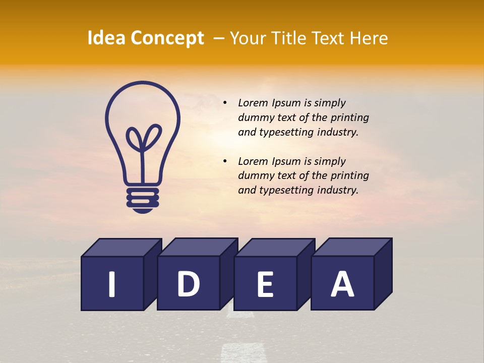 Hope Highway Speed PowerPoint Template