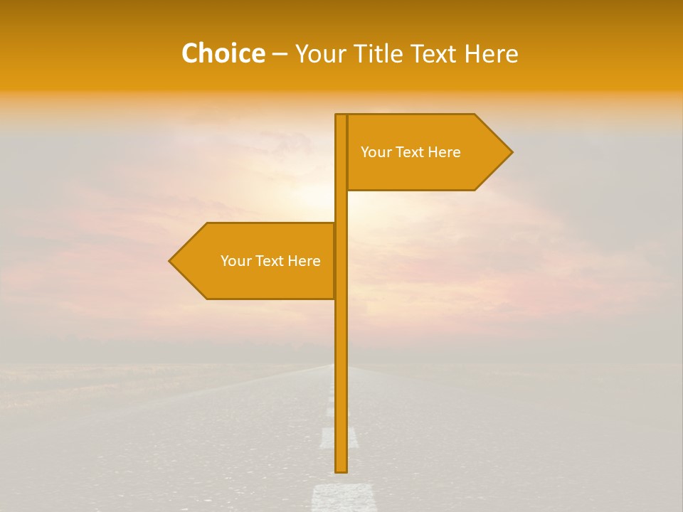 Hope Highway Speed PowerPoint Template