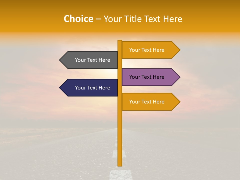 Hope Highway Speed PowerPoint Template
