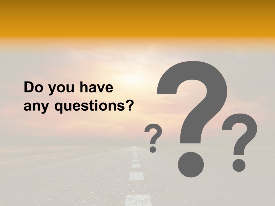 Hope Highway Speed PowerPoint Template