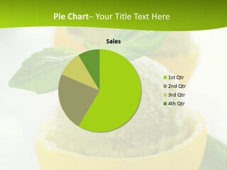 Mint White Lemon PowerPoint Template