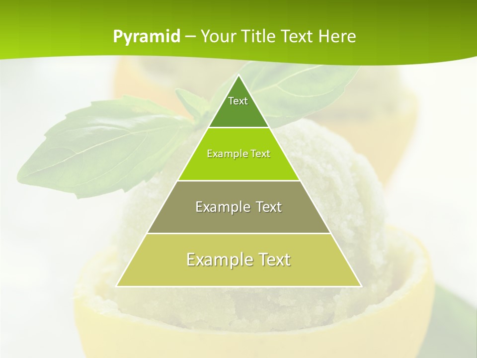 Mint White Lemon PowerPoint Template