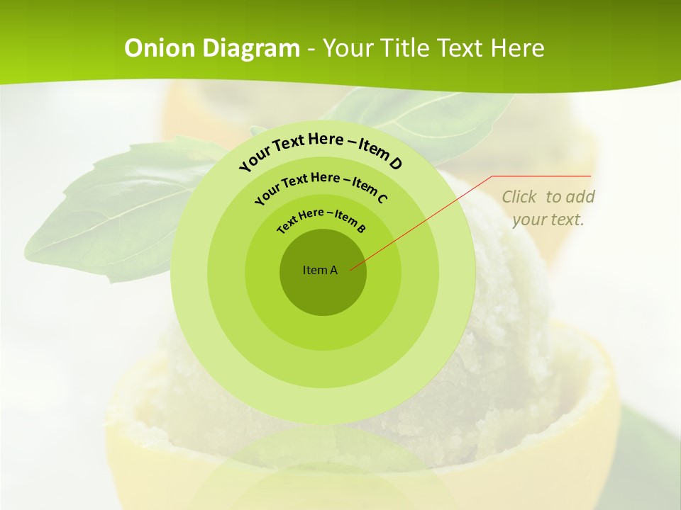 Mint White Lemon PowerPoint Template