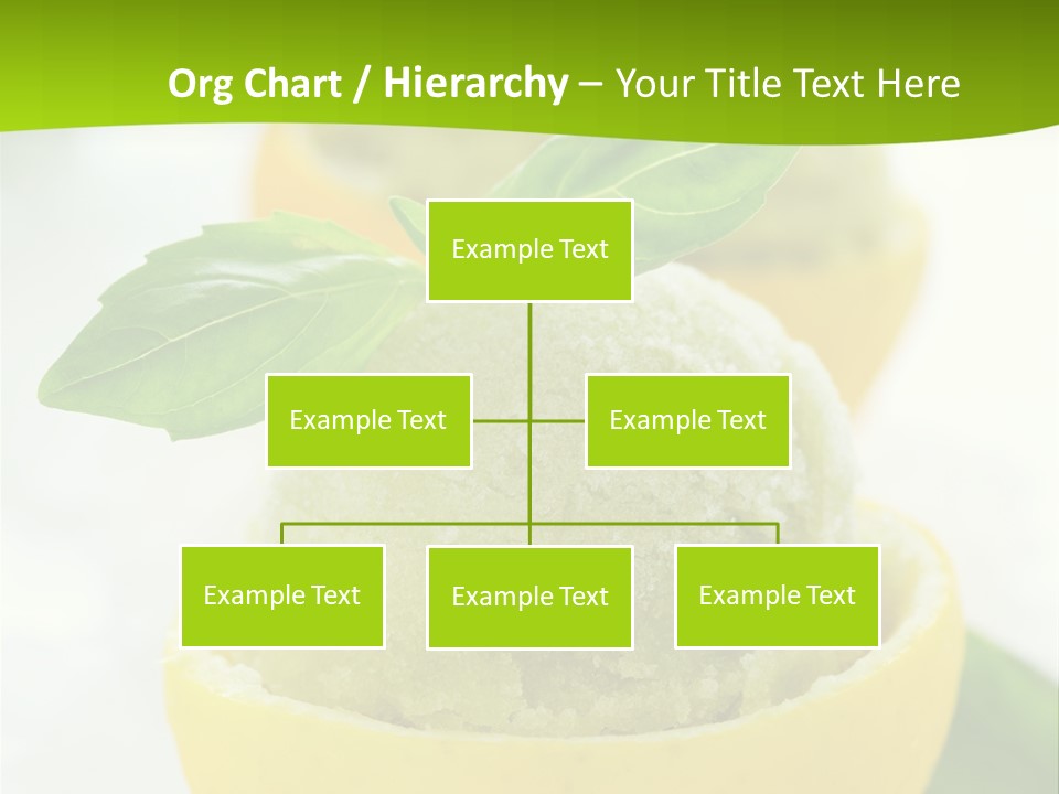 Mint White Lemon PowerPoint Template