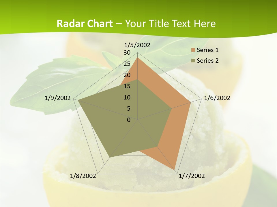 Mint White Lemon PowerPoint Template