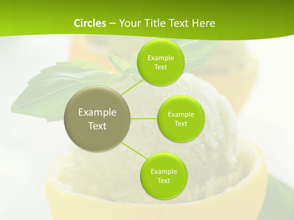 Mint White Lemon PowerPoint Template