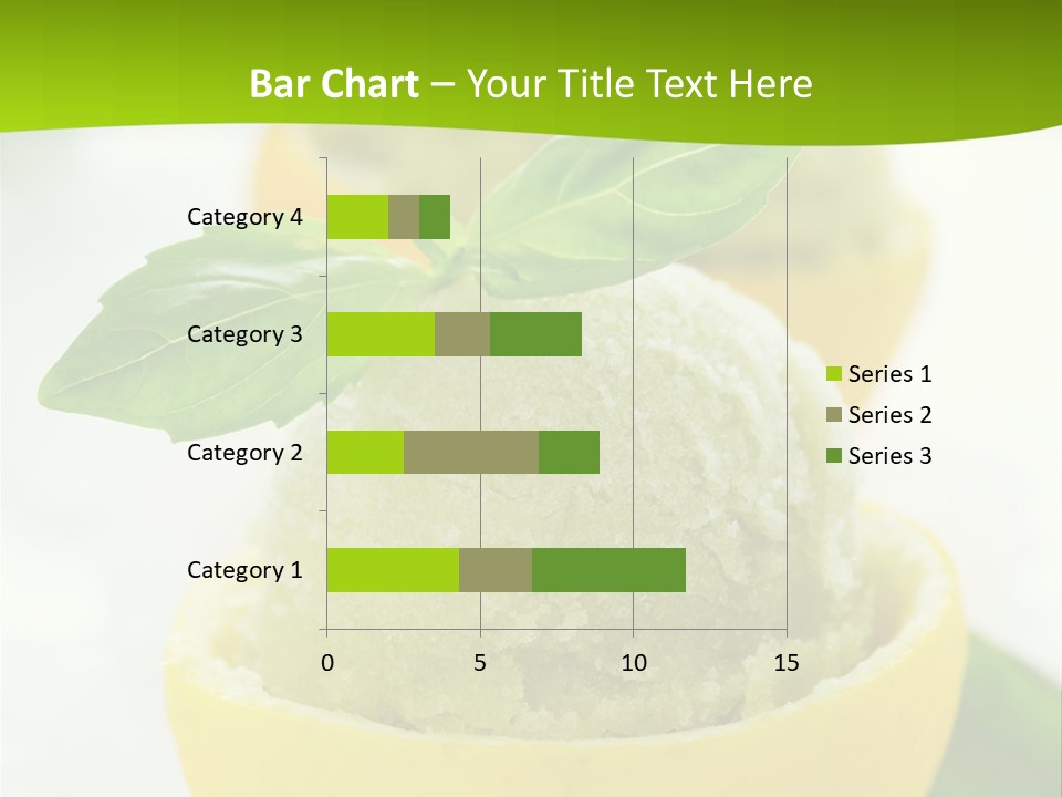 Mint White Lemon PowerPoint Template