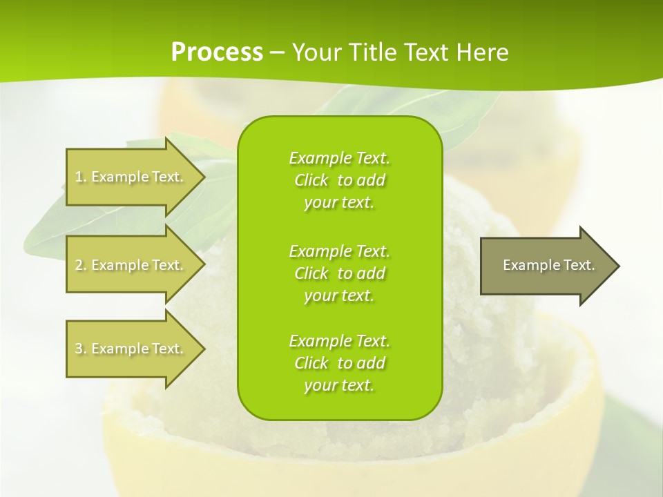 Mint White Lemon PowerPoint Template