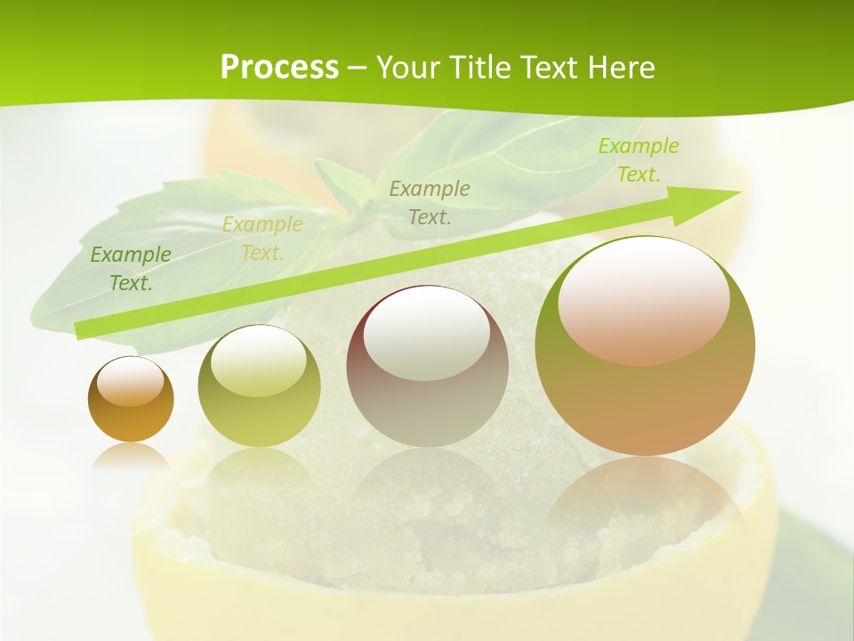 Mint White Lemon PowerPoint Template