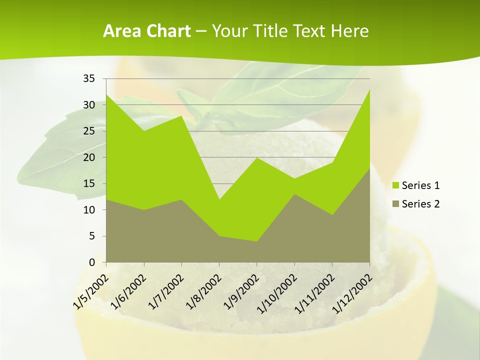 Mint White Lemon PowerPoint Template