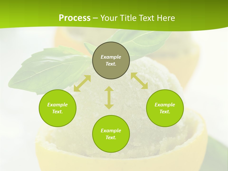 Mint White Lemon PowerPoint Template