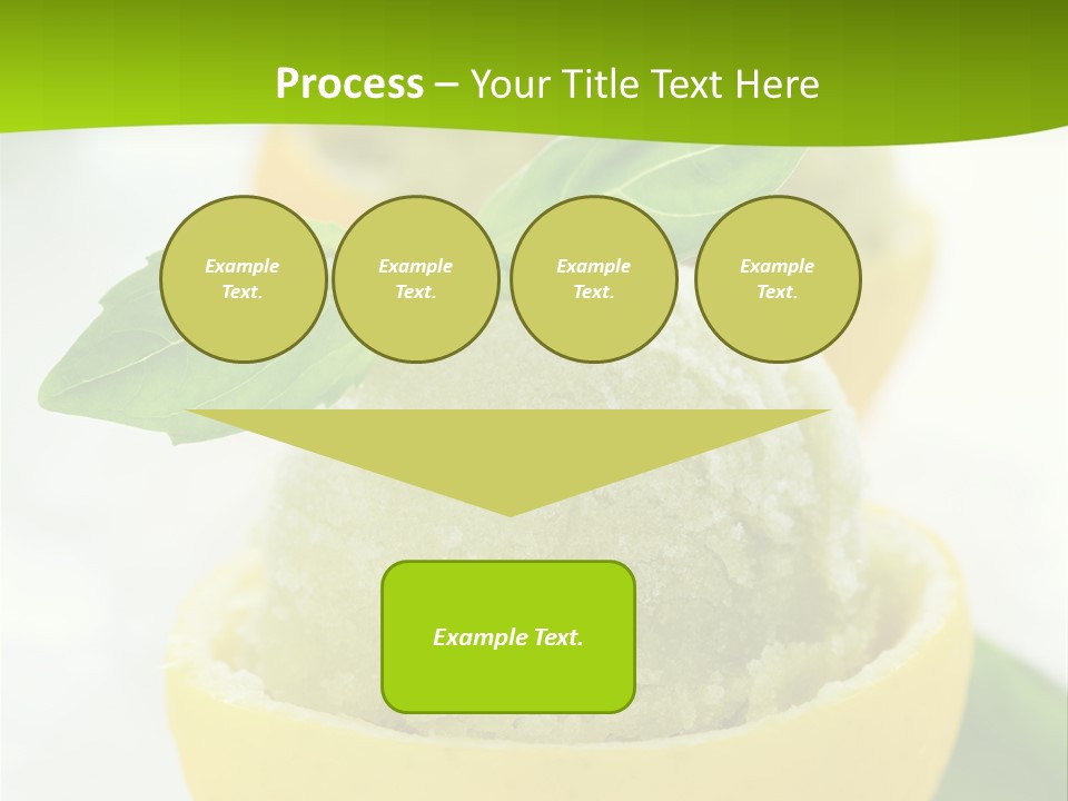 Mint White Lemon PowerPoint Template