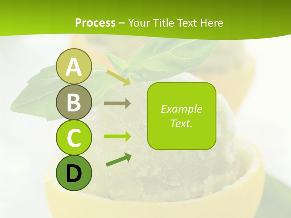 Mint White Lemon PowerPoint Template