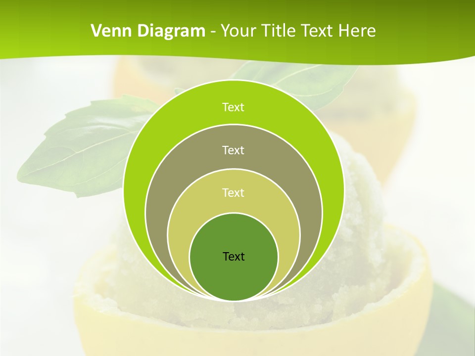 Mint White Lemon PowerPoint Template