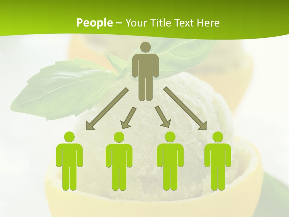Mint White Lemon PowerPoint Template