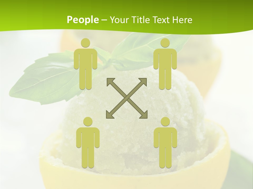 Mint White Lemon PowerPoint Template