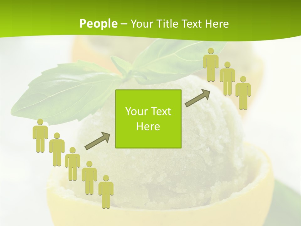 Mint White Lemon PowerPoint Template